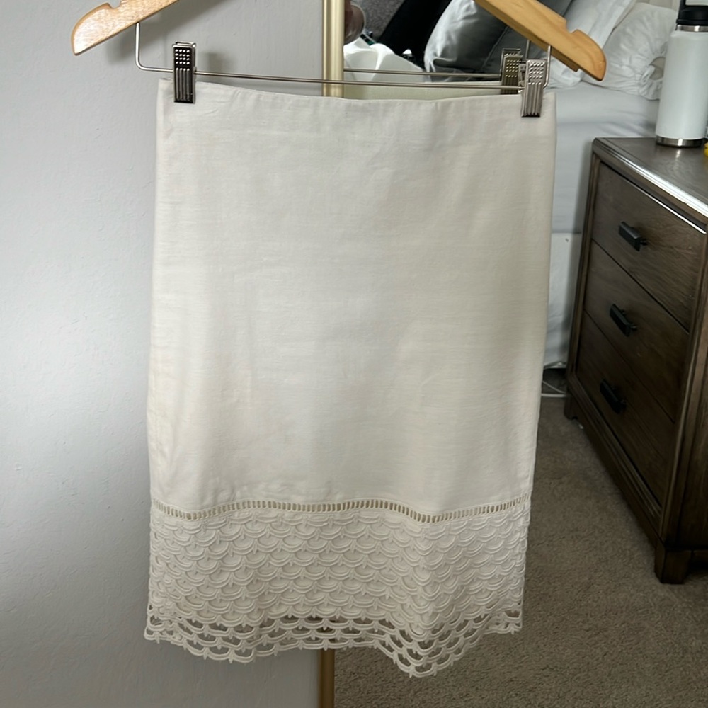 Ann Taylor Linen Skirt